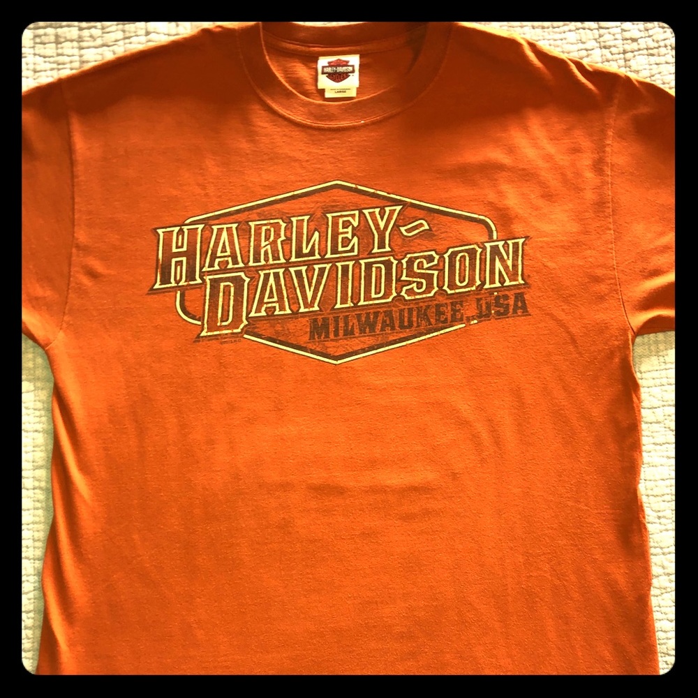 Men's short-sleeve Harley-Davidson tee, Size Large